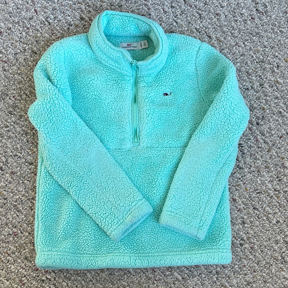 Vineyard Vines Kids Turquoise Fleece